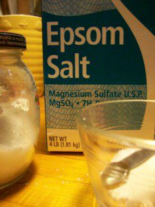 epsom salts.