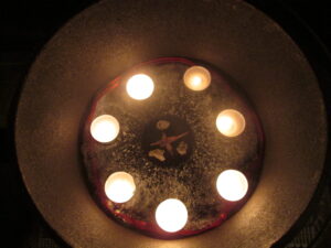 HOME: burn bright, cosy cabin, Candlemas