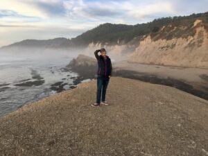 Pacific Ocean, California, Hwy 1, mist