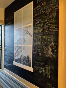 DIY: Chalkboard Wall & Trompe l’oiel Window