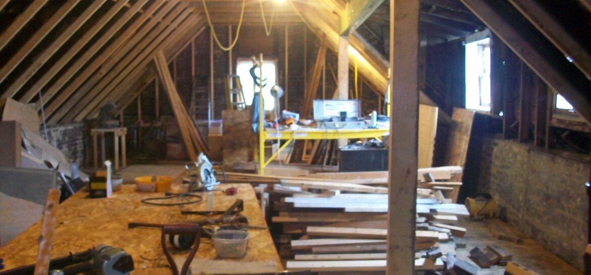 HOME IMPROVEMENT: news from the homefront (attic insulation, etc)