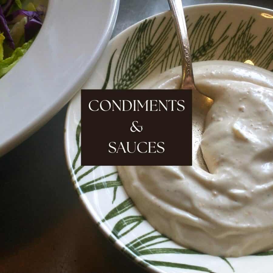 condiments & sauces recipe category.