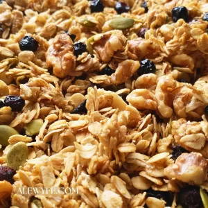 BAKE: Blueberry Pumpkin Seed Nutty Homemade Granola