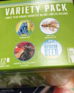 a variety pack case of Missouri microbrewery beer.
