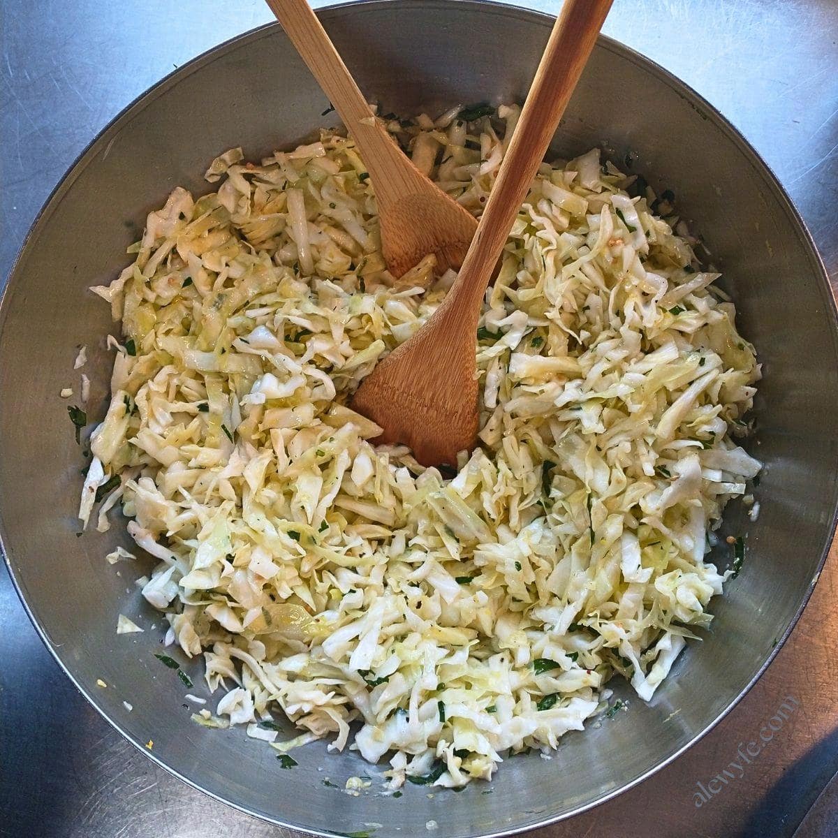 COOK: Lemon-Garlic Cabbage Slaw