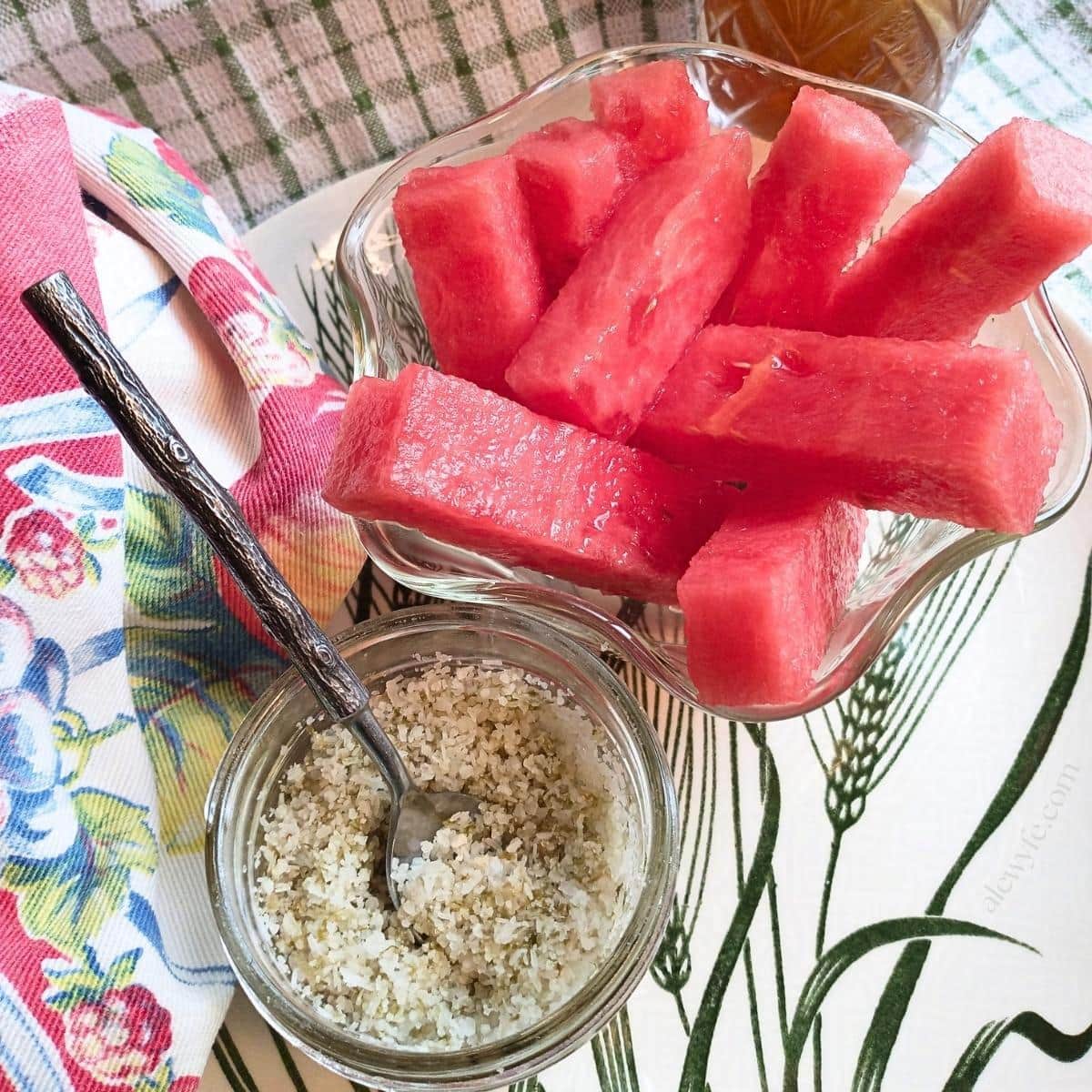 COOK: Watermelon “Fries” with Homemade Tangy Lime Salt
