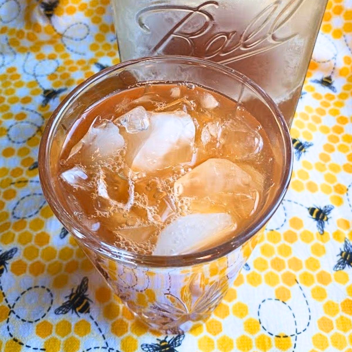 DRINK: Ginger Peach Iced Tea
