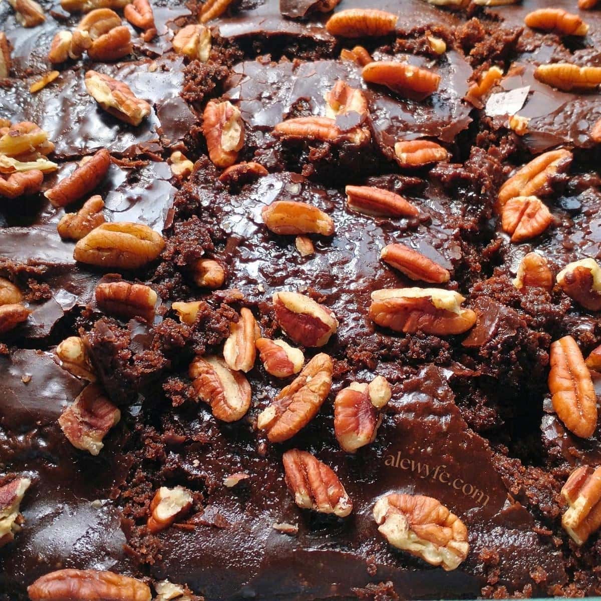 BAKE: Texas Sheet Cake – Chocolate Buttermilk Cake with Mocha-Fudge Pecan Icing